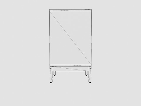 Stokke Home Chest Hazy Grey Model 3D