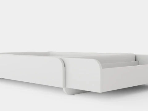 Stokke Home Shoe Rack White 3D Model