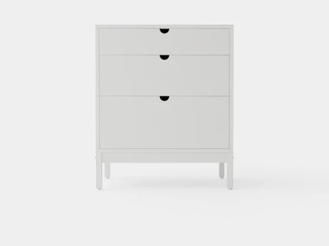 Stokke Home Chest White 3D Model