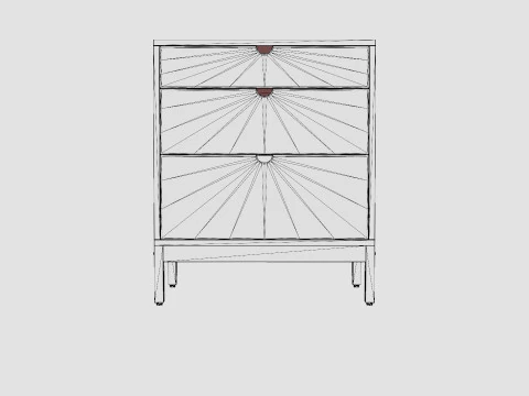 Stokke Home Chest White 3D Model