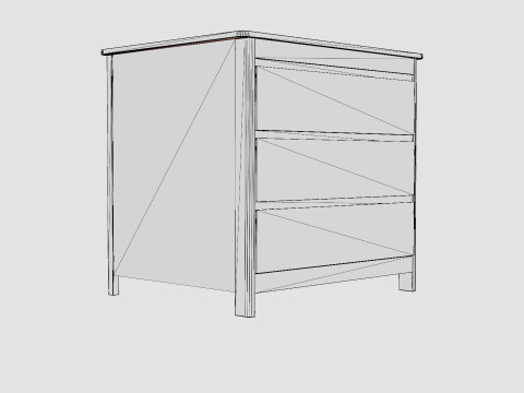 Troll Shoe Cabinet LUKAS 3D Model
