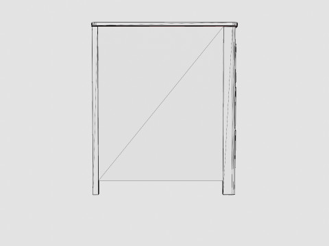 Troll Shoe Cabinet LUKAS 3D Model