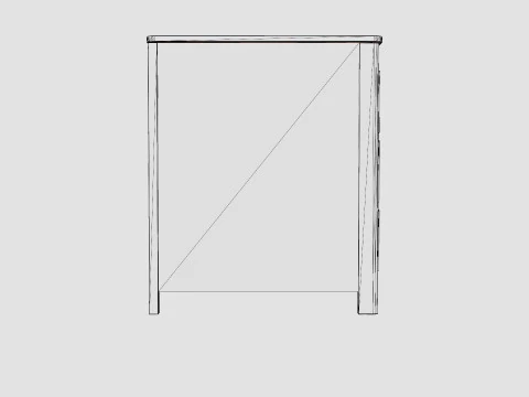 Troll Shoe Cabinet LUKAS 3D Model