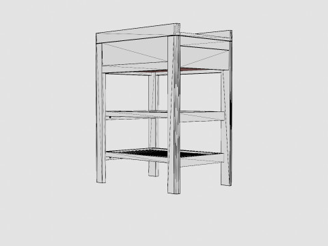 Troll Shoe Rack LUKAS 3D Model