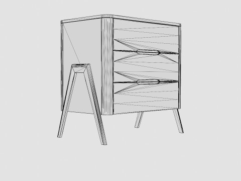 Troll Torsten Chest Grey 3D Model