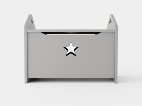 Z Kids Concept Chest Star Gray 3D मॉडल