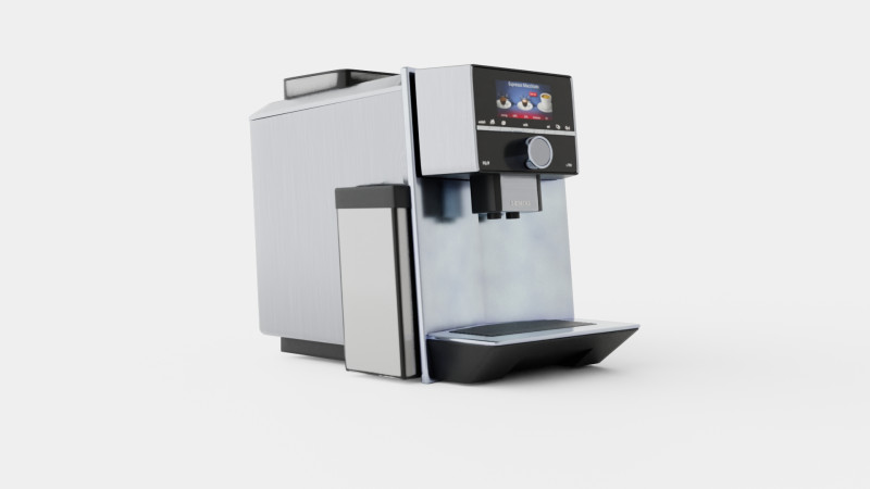 Coffee EQ9 3D मॉडल .c4d .max .obj .3ds .fbx .stl .blend