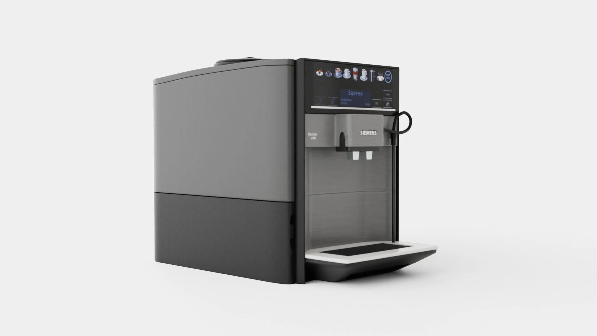 Coffeemachine EQ6 PLUS 3D Model .c4d .max .obj .3ds .fbx .stl .blend 