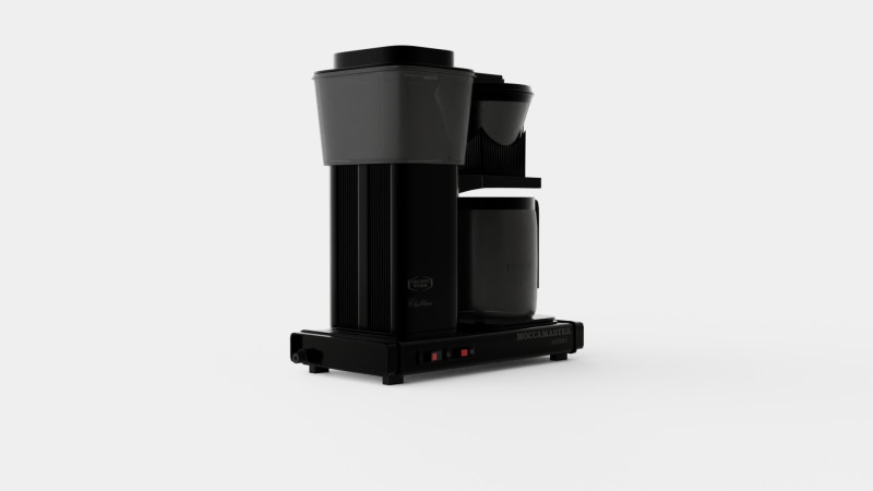 Coffeemaker KBG962AO Black 3D Модель .c4d .max .obj .3ds .fbx .stl .blend