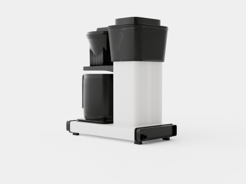 Coffeemaker KBG962AO White metallic Modelo 3D