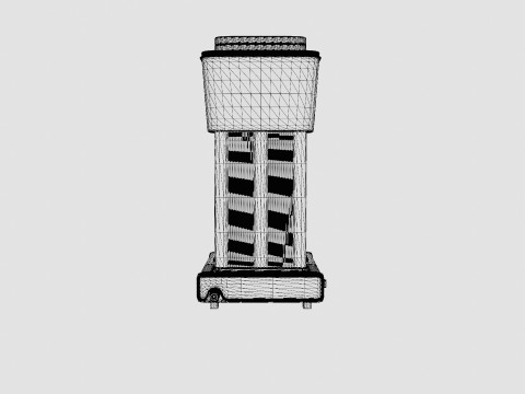 Coffeemaker KBG962AO White metallic Modelo 3D
