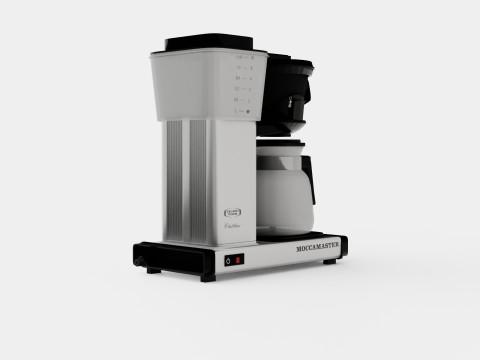Coffeemaker Matt silver HB951AO 3D मॉडल