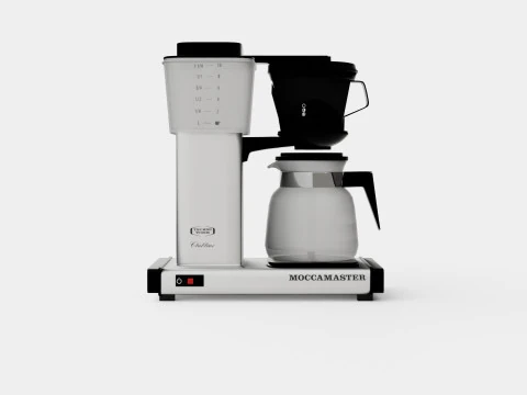 Coffeemaker Matt silver HB951AO 3D Model