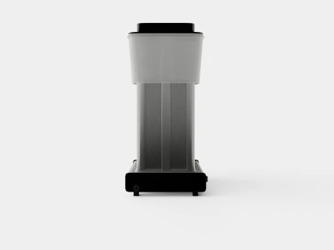 Coffeemaker Matt silver HB951AO 3D Model