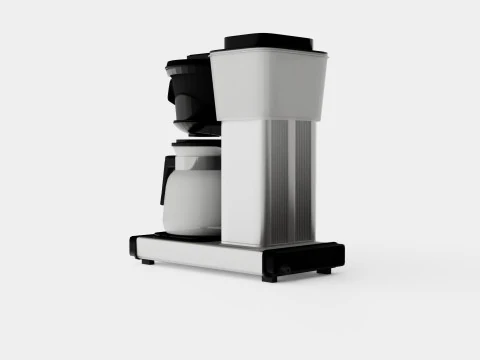 Coffeemaker Matt silver HB951AO 3D Model