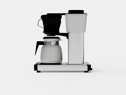 Coffeemaker Matt silver HB951AO Modelo 3D