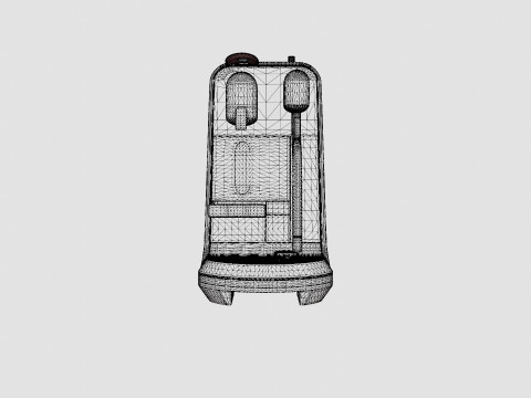 Creatista Plus J520 Coffeemachine Stainless steel Modello 3D