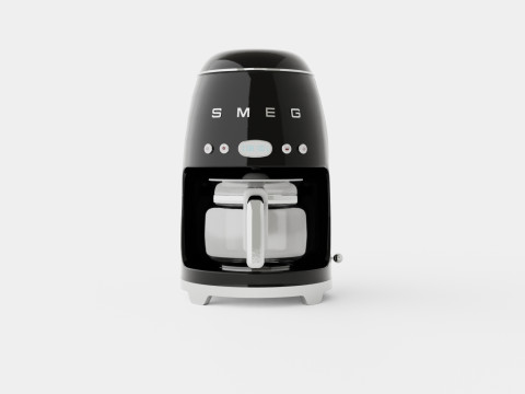 Retro Coffeemaker Black 3D 모델