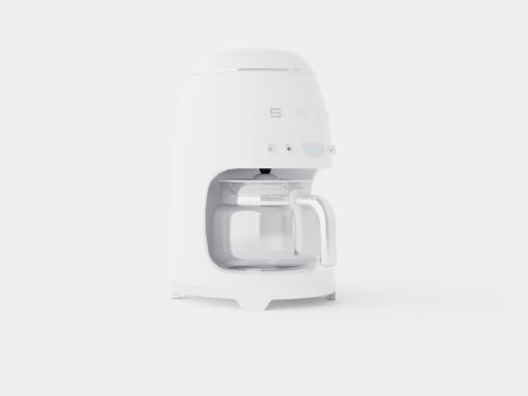 Retro Coffeemaker White 3D मॉडल