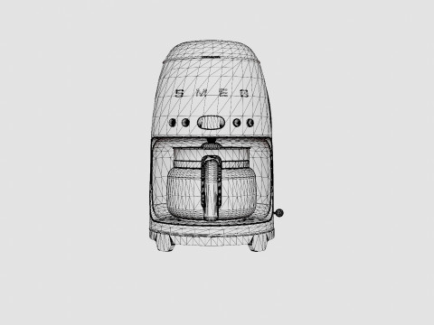 Smeg Coffee Machine 3D Модель