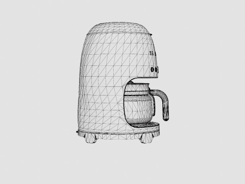 Smeg Coffee Machine 3D Модель