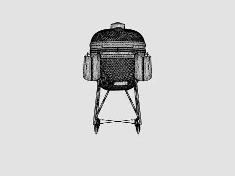 GrillMaxi 25 Black 3D Model