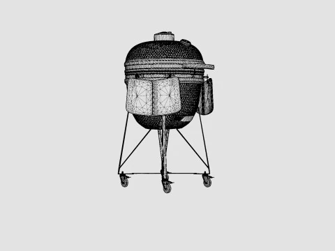 GrillMaxi 25 Black 3D Model