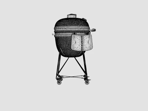 GrillMaxi 25 Black 3D Model
