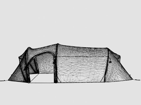 Breheimen 4 Camp Tent 3D Model