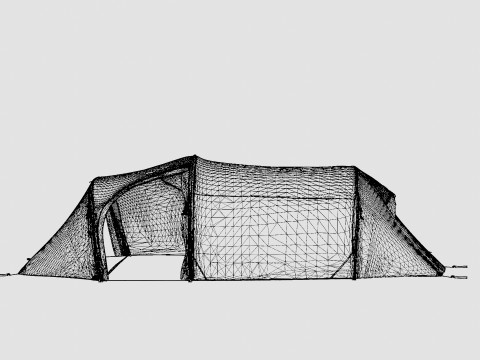 Lofoten Trek 3 Camp Tent 3D Model