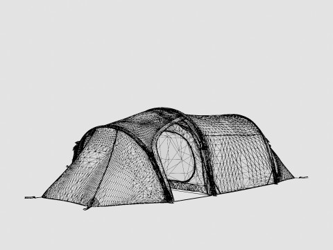 Lofoten Trek 3 Camp Tent 3D Model