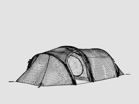 Lofoten Trek 5 Camp Tent 3D Model