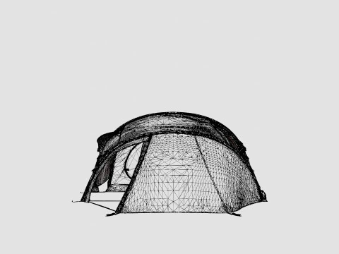 Lofoten Trek 5 Camp Tent 3D Model