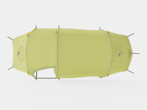 Fjellheimen Trek 3 Camp Tent 3D Model
