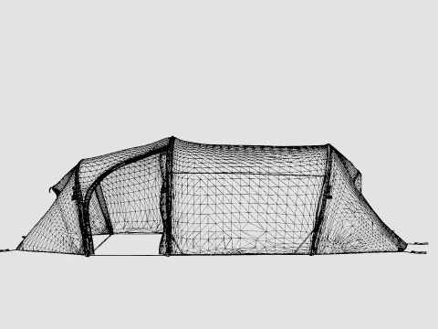 Fjellheimen Trek 3 Camp Tent 3D Model