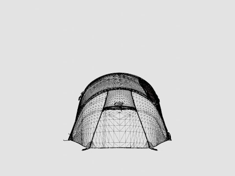 Fjellheimen Trek 3 Camp Tent 3D Model