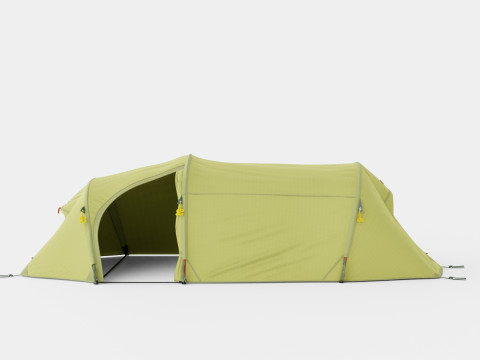 Fjellheimen Trek 4 Camp Tent 3D Model