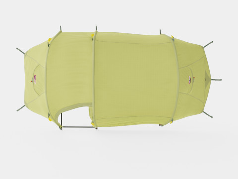 Fjellheimen Trek 4 Camp Tent 3D Model