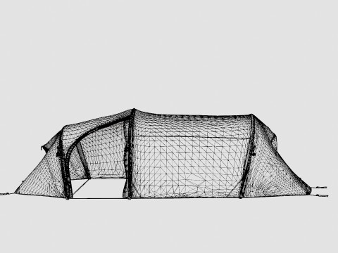 Fjellheimen Trek 4 Camp Tent 3D Model