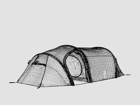 Fjellheimen Trek 4 Camp Tent 3D Model