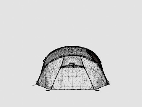 Fjellheimen Trek 4 Camp Tent 3D Model