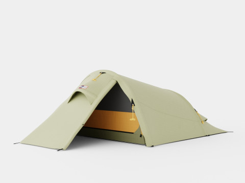 Svartvassbu 3 Tent 3D Model