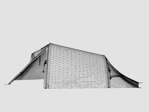 Svartvassbu 3 Tent 3D Model