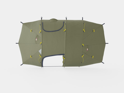 Gimle Family 4 Tent 3D Model