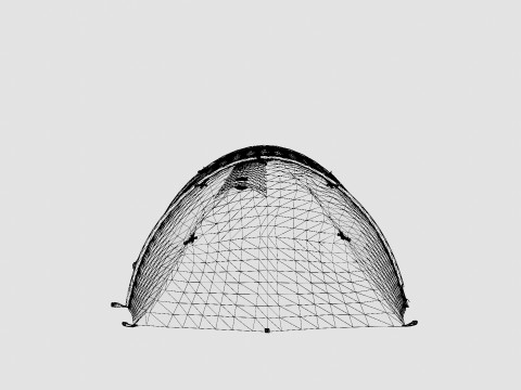 Gimle Family 4 Tent 3D Model