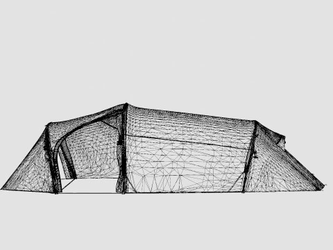 Lofoten Superlight 2 Camp Tent 3D Model