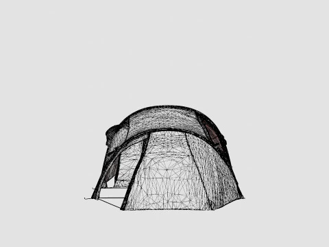 Lofoten Superlight 3 Camp Tent 3D Model