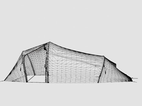 Rondane Superlight 3 Camp Zelt 3D Modell