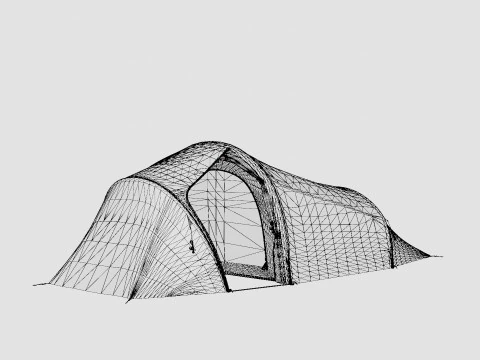 Rondane Superlight 3 Camp Zelt 3D Modell