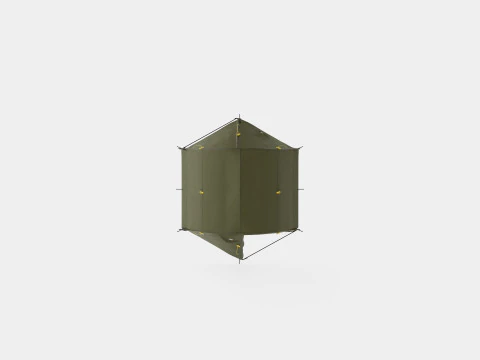 Reinsfjell Pro 3 Tent 3D Model
